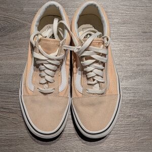 Peach Suede Vans